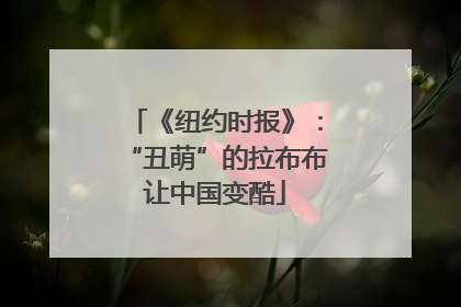 《纽约时报》：“丑萌”的拉布布让中国变酷