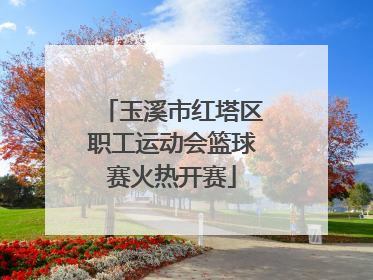 玉溪市红塔区职工运动会篮球赛火热开赛