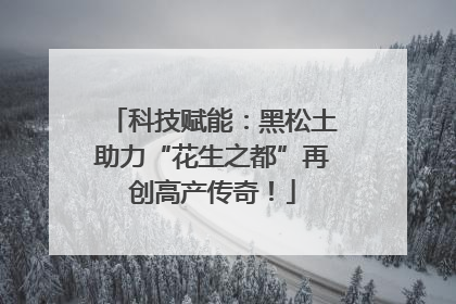科技赋能：黑松土助力“花生之都”再创高产传奇！