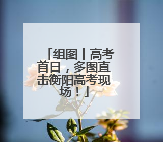 组图丨高考首日，多图直击衡阳高考现场！