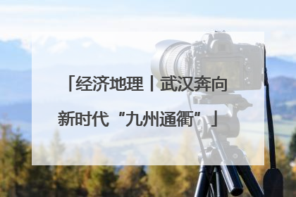 经济地理丨武汉奔向新时代“九州通衢”