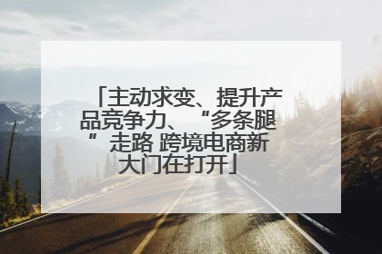 主动求变、提升产品竞争力、“多条腿”走路 跨境电商新大门在打开
