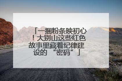 一捆粉条映初心！大别山这些红色故事里藏着纪律建设的 “密码”