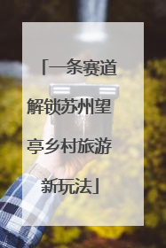 一条赛道解锁苏州望亭乡村旅游新玩法