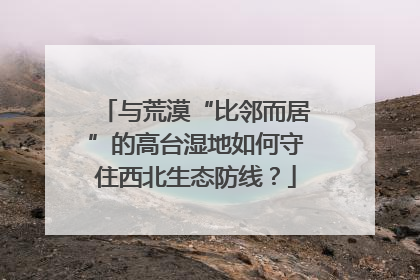 与荒漠“比邻而居”的高台湿地如何守住西北生态防线？