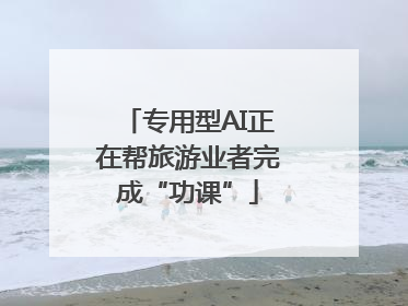 专用型AI正在帮旅游业者完成“功课”
