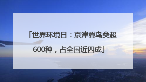 世界环境日：京津冀鸟类超600种，占全国近四成