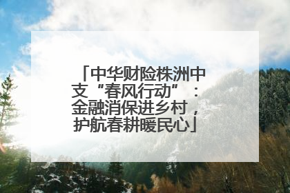 中华财险株洲中支“春风行动”：金融消保进乡村，护航春耕暖民心