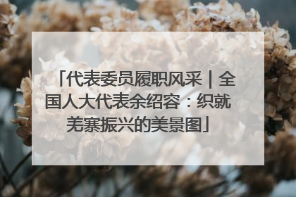 代表委员履职风采｜全国人大代表余绍容：织就羌寨振兴的美景图