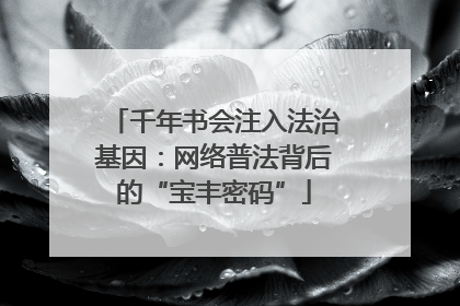 千年书会注入法治基因：网络普法背后的“宝丰密码”