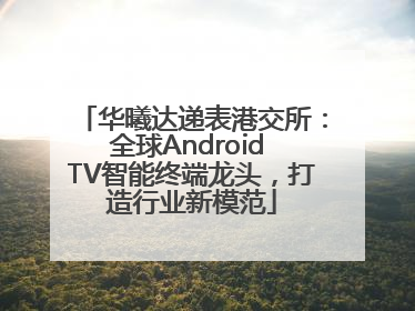 华曦达递表港交所：全球Android TV智能终端龙头，打造行业新模范