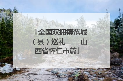 全国双拥模范城（县）巡礼——山西省怀仁市篇