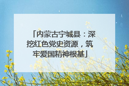 内蒙古宁城县：深挖红色党史资源，筑牢爱国精神根基