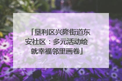 垦利区兴隆街道东安社区：多元活动绘就幸福邻里画卷