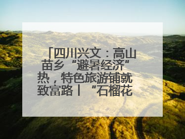 四川兴文：高山苗乡“避暑经济”热，特色旅游铺就致富路丨“石榴花开”四川行⑧