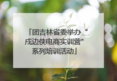 团吉林省委举办“戍边侠电商实训营”系列培训活动