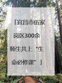 宜昌市伍家岗区300余师生共上“生命必修课”