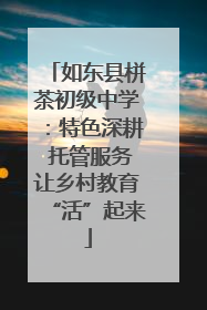 如东县栟茶初级中学：特色深耕 托管服务让乡村教育“活”起来