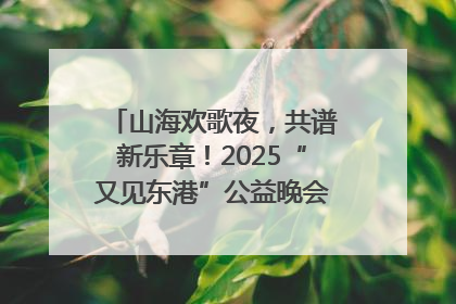 山海欢歌夜，共谱新乐章！2025“又见东港”公益晚会奏响文旅强音