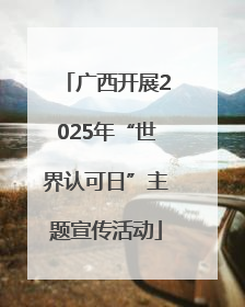广西开展2025年“世界认可日”主题宣传活动