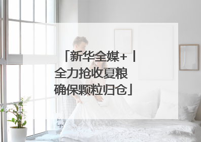 新华全媒+丨全力抢收夏粮 确保颗粒归仓