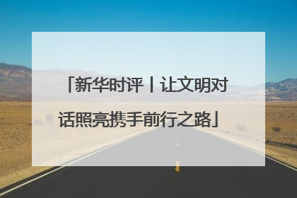 新华时评丨让文明对话照亮携手前行之路