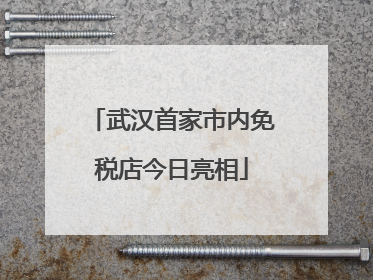 武汉首家市内免税店今日亮相