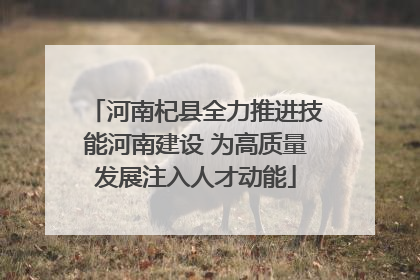 河南杞县全力推进技能河南建设 为高质量发展注入人才动能