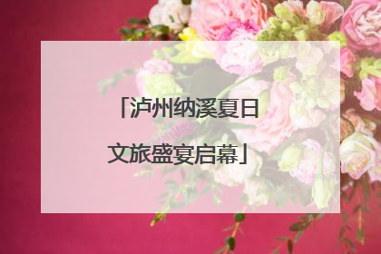 泸州纳溪夏日文旅盛宴启幕
