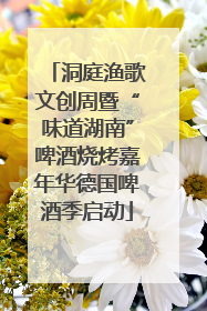 洞庭渔歌文创周暨“味道湖南”啤酒烧烤嘉年华德国啤酒季启动