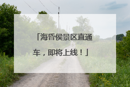 海昏侯景区直通车，即将上线！