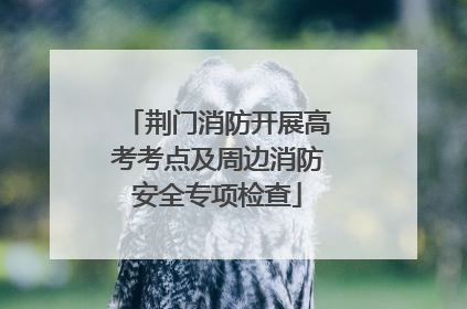 荆门消防开展高考考点及周边消防安全专项检查