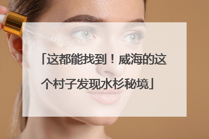 这都能找到！威海的这个村子发现水杉秘境