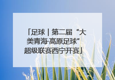 足球｜第二届“大美青海·高原足球”超级联赛西宁开赛