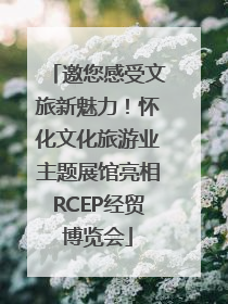 邀您感受文旅新魅力！怀化文化旅游业主题展馆亮相RCEP经贸博览会