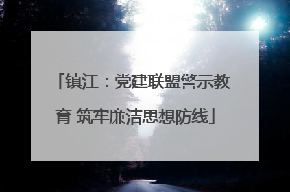 镇江：党建联盟警示教育 筑牢廉洁思想防线