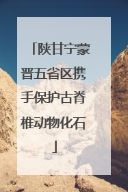 陕甘宁蒙晋五省区携手保护古脊椎动物化石