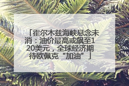 霍尔木兹海峡悬念未消：油价最高或飙至120美元，全球经济期待欧佩克“加油”