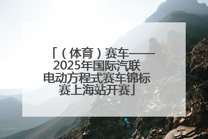 （体育）赛车——2025年国际汽联电动方程式赛车锦标赛上海站开赛