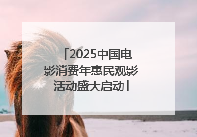 2025中国电影消费年惠民观影活动盛大启动