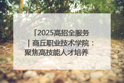 2025高招全服务｜商丘职业技术学院：聚焦高技能人才培养 谱写高质量发展篇章