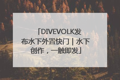 DIVEVOLK发布水下外置快门｜水下创作，一触即发